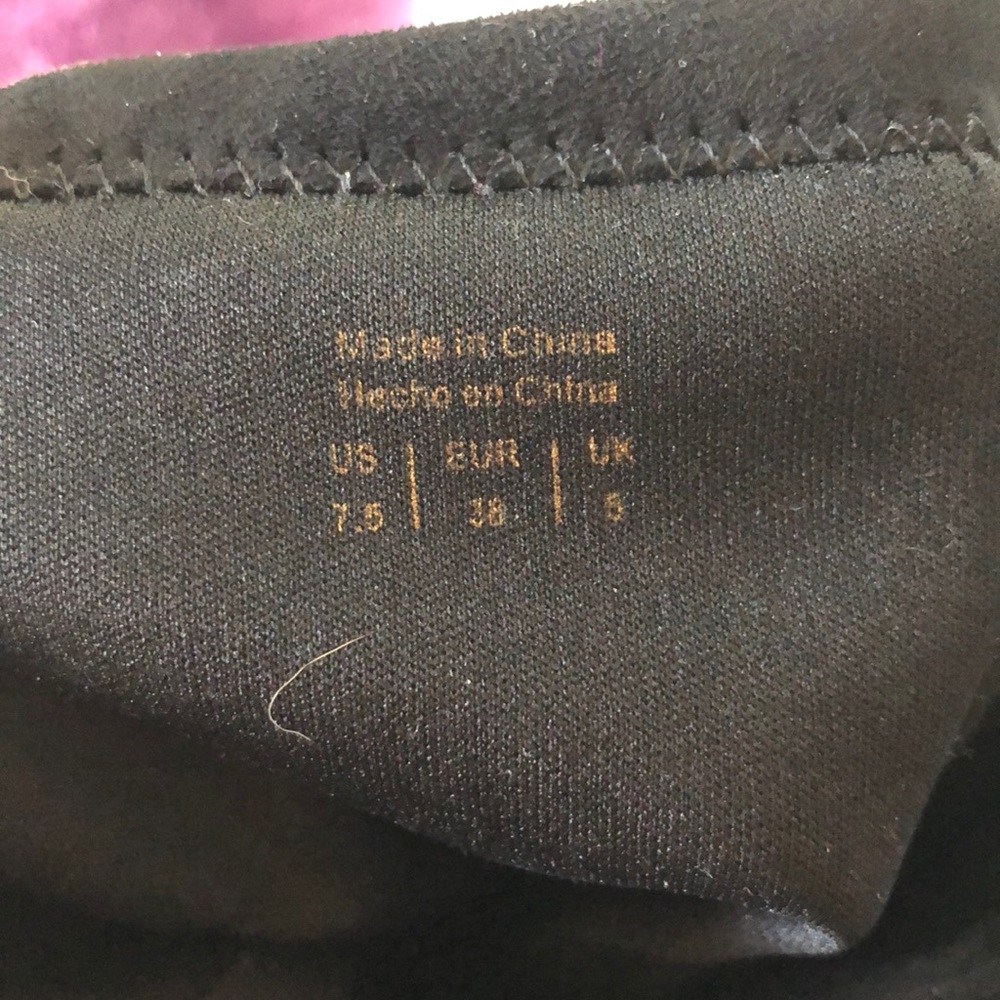 Thigh High Fabric Open Toe Boots - Picture 10 of 11
